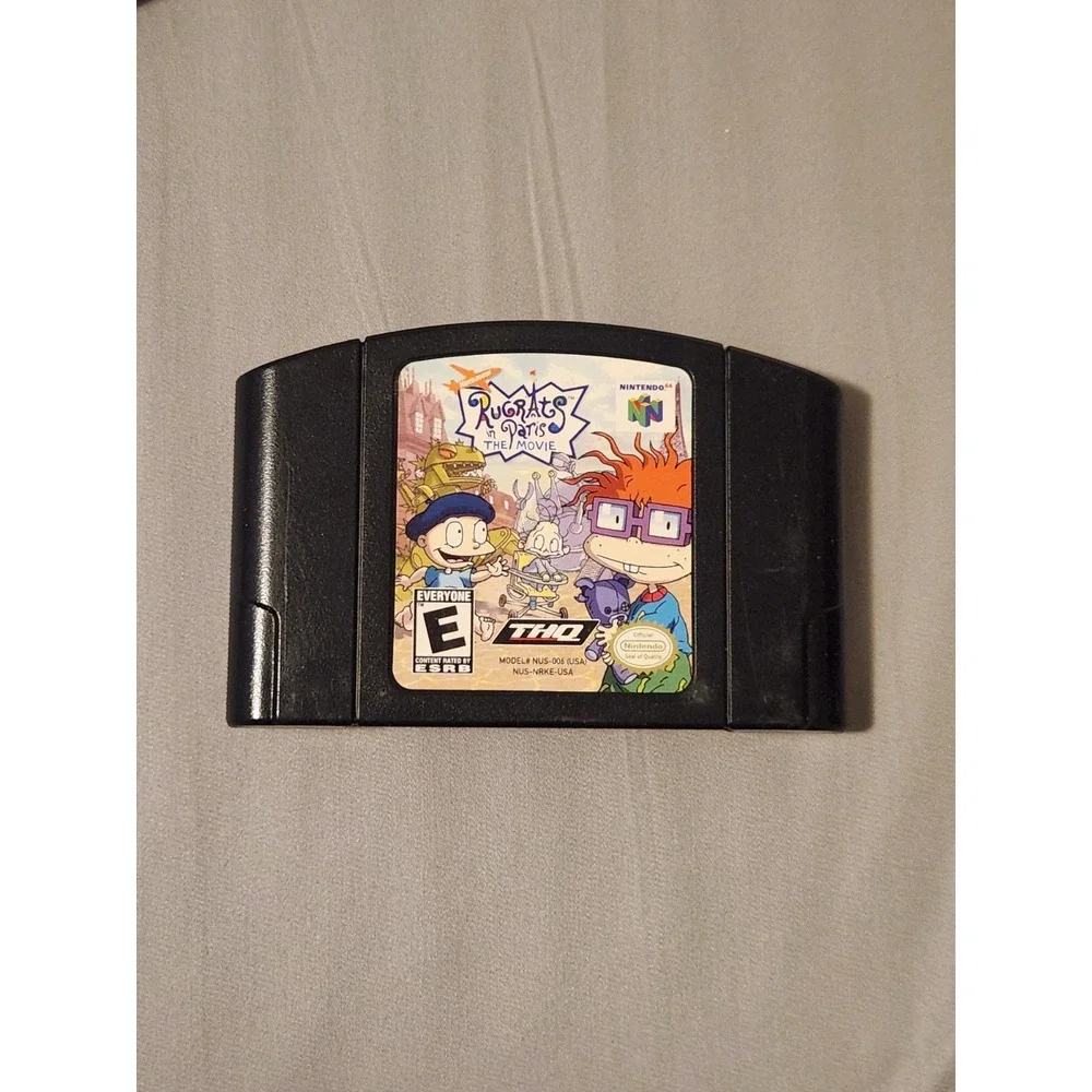 Rugrats in Paris The Movie - Nintendo N64 Game Authentic